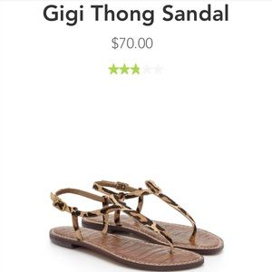 Sam Edelman hardly worn cheetah print sandal